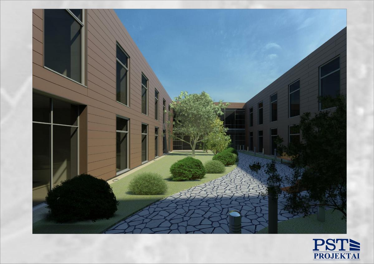 Medical Diagnostic Centre, Sovetsk. Inner yard