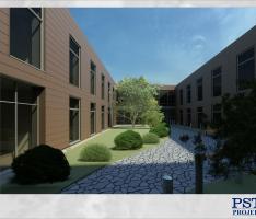 Medical Diagnostic Centre, Sovetsk. Inner yard