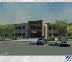 Medical Diagnostic Centre, Sovetsk. Main facade