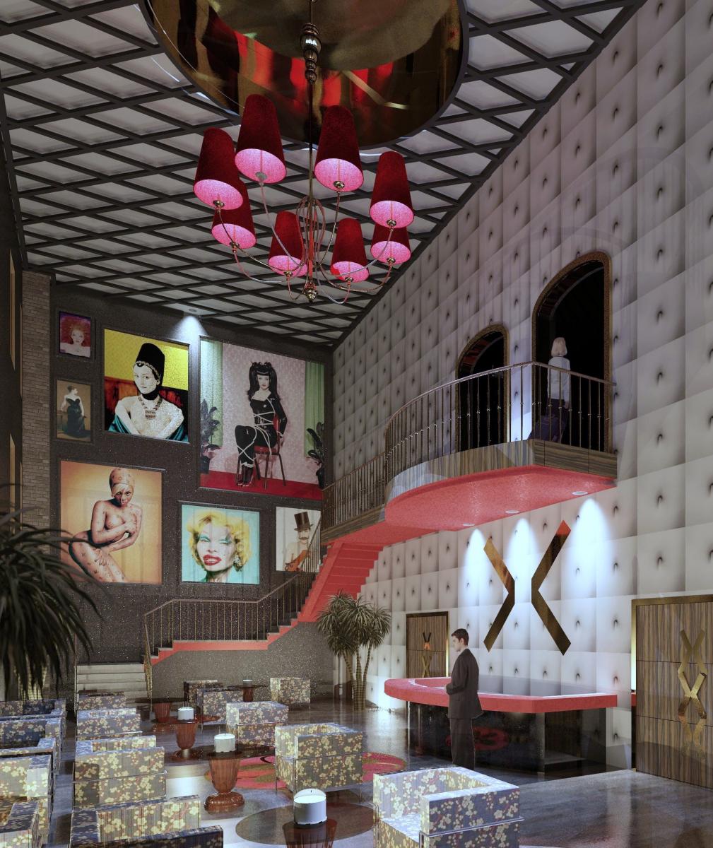 Burlesque Theatre Foyer