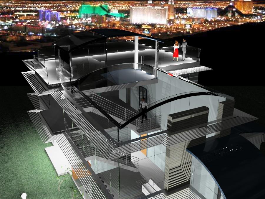 Glass Loft Night View Las Vegas, NV