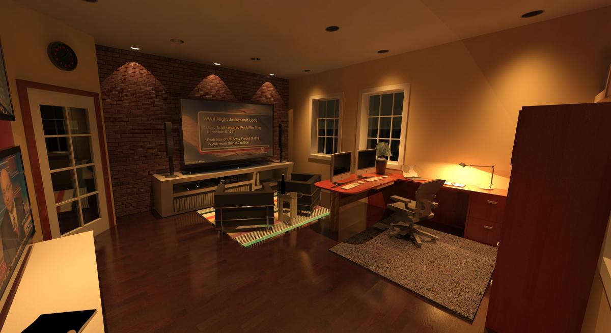 Reverse Angle Home Office