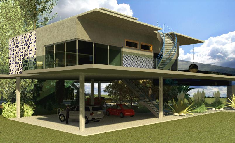 Tribe Project / Swallows House / house and garage