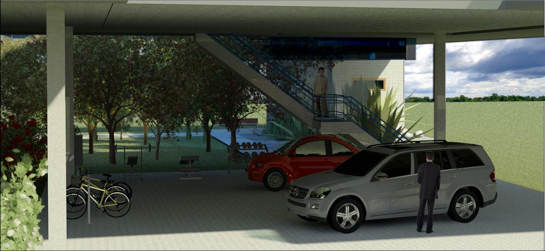 Tribe Project / Swallows House / garage and garden