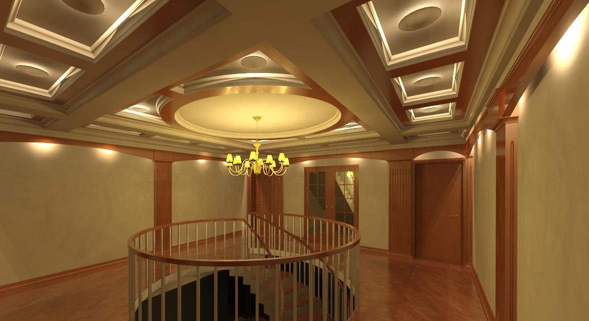 Granit first floor hallway