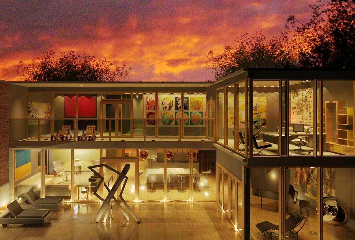 mid-century modern remodel