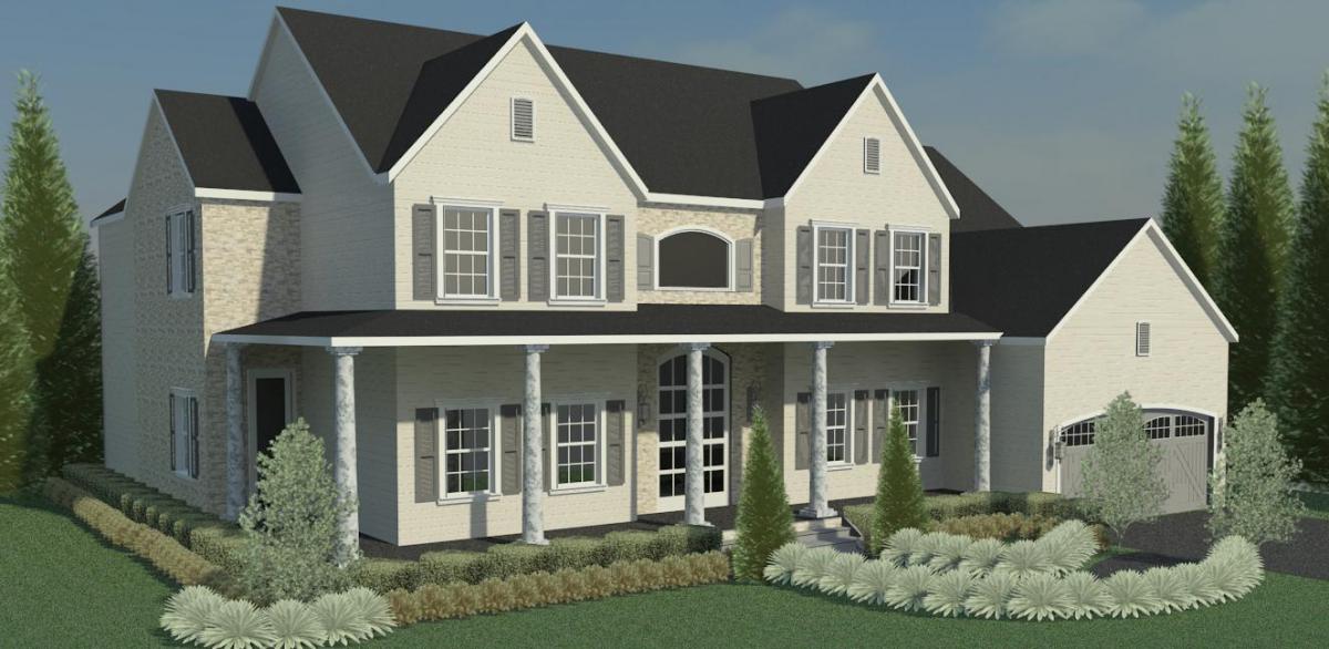 Suburban Colonial Post - Landscape