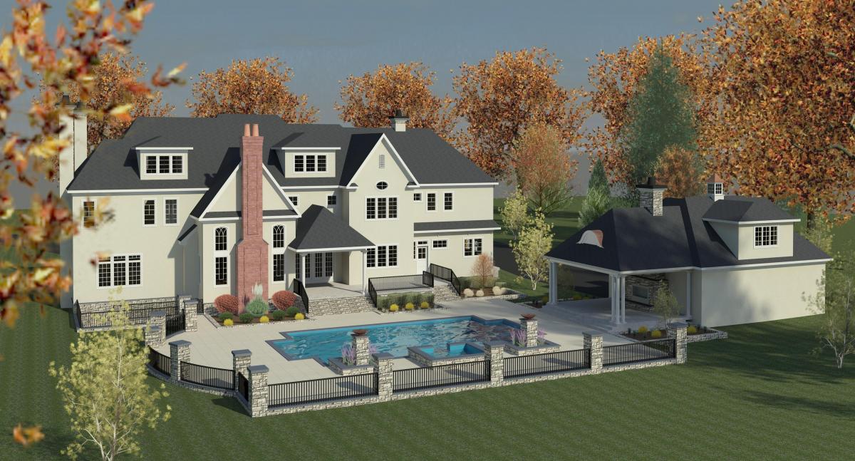 Grey Fox Farm Rear Yard