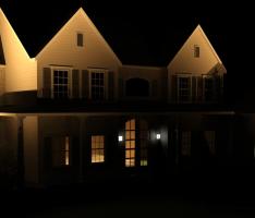 Suburban Colonial - Night