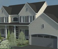 Suburban Colonial Post - Landscape II