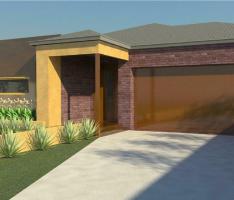 Basic Contemporary Eco-House side view