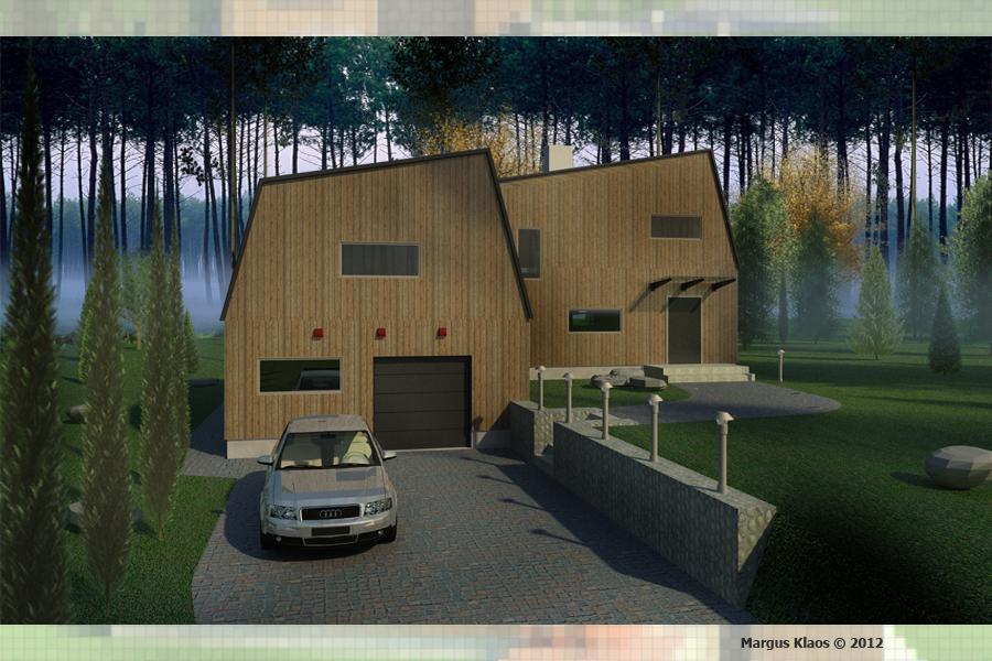 Cosy home in Estonian forest area.