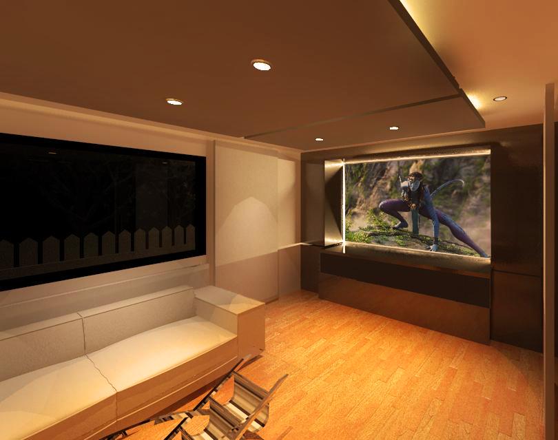 Perel Residence Media Room