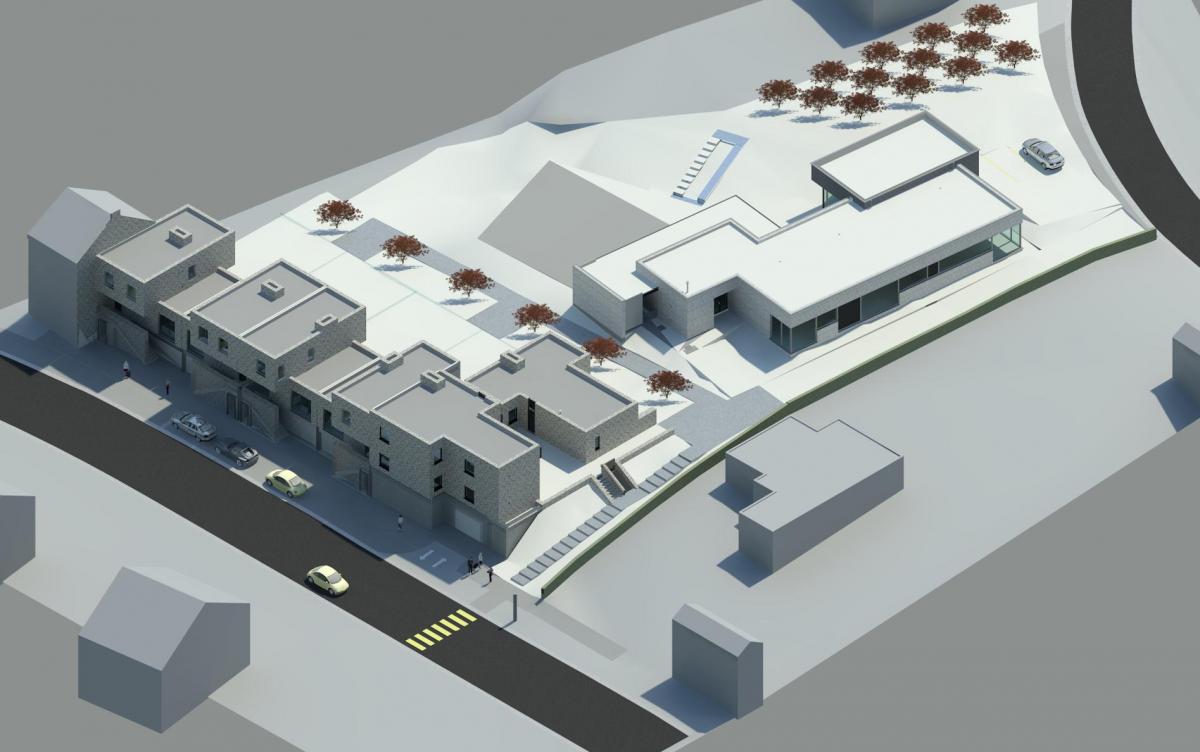 7 social housing and a primaryschool