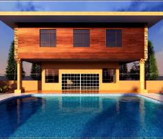 the back yard pool (: