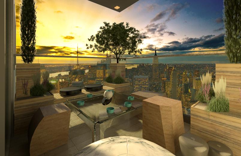 Small apartment contest / terrace