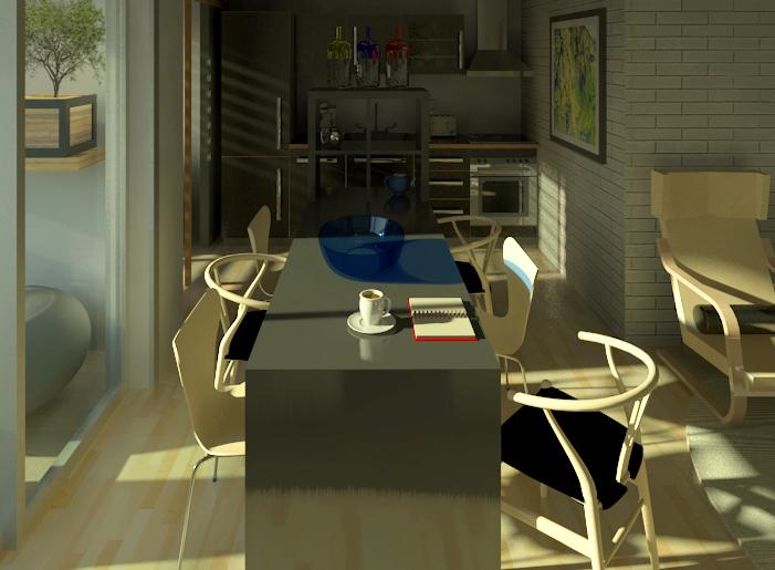 Small apartment contest / dining room/kitchen