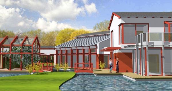 A house near Warsaw, Poland.