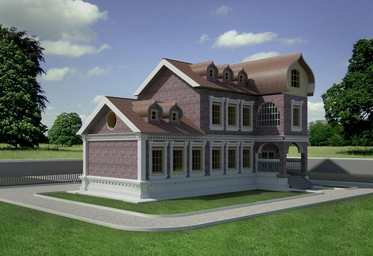 Russian style house
