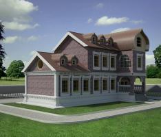 Russian style house