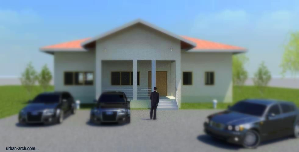 2-Bedroom residence- daytime render