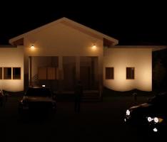 2-Bedroom residence- night time render