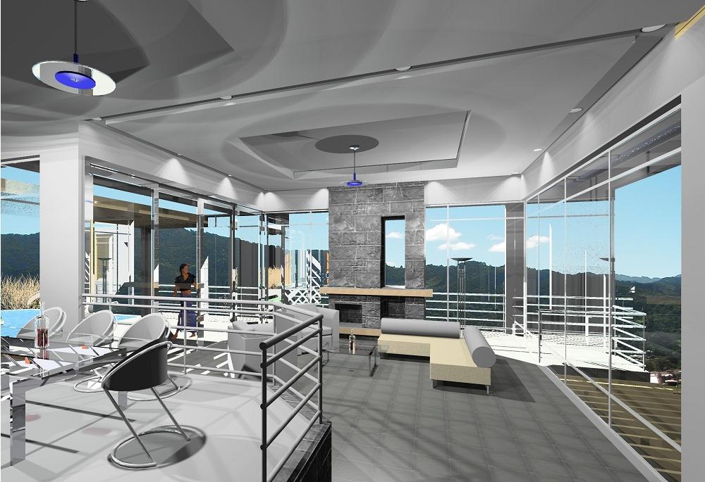 Living room in Costa Rica.