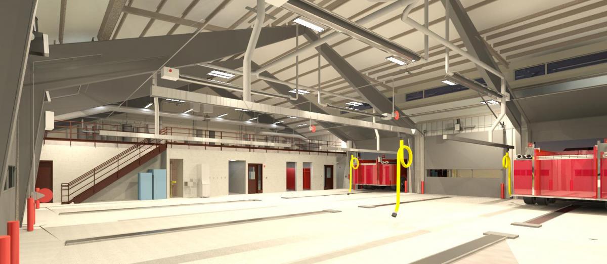 Fire Station Apparatus Bay