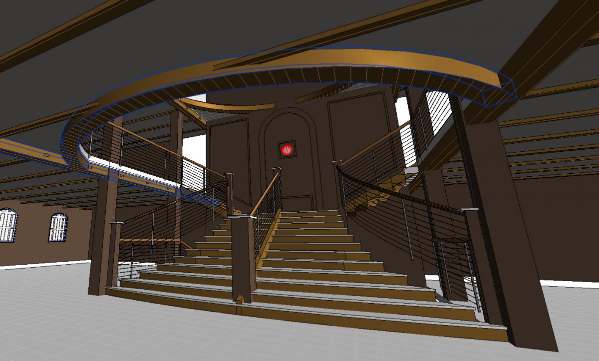 Titanic Grand Staircase Rough