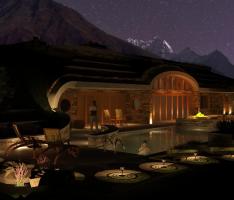 Earth based home - evening shot 1