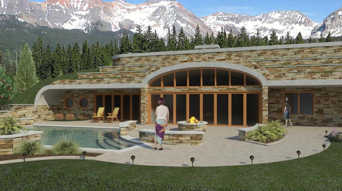 Earth based home - exterior 2
