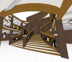 Titanic Grand Staircase Rough 2