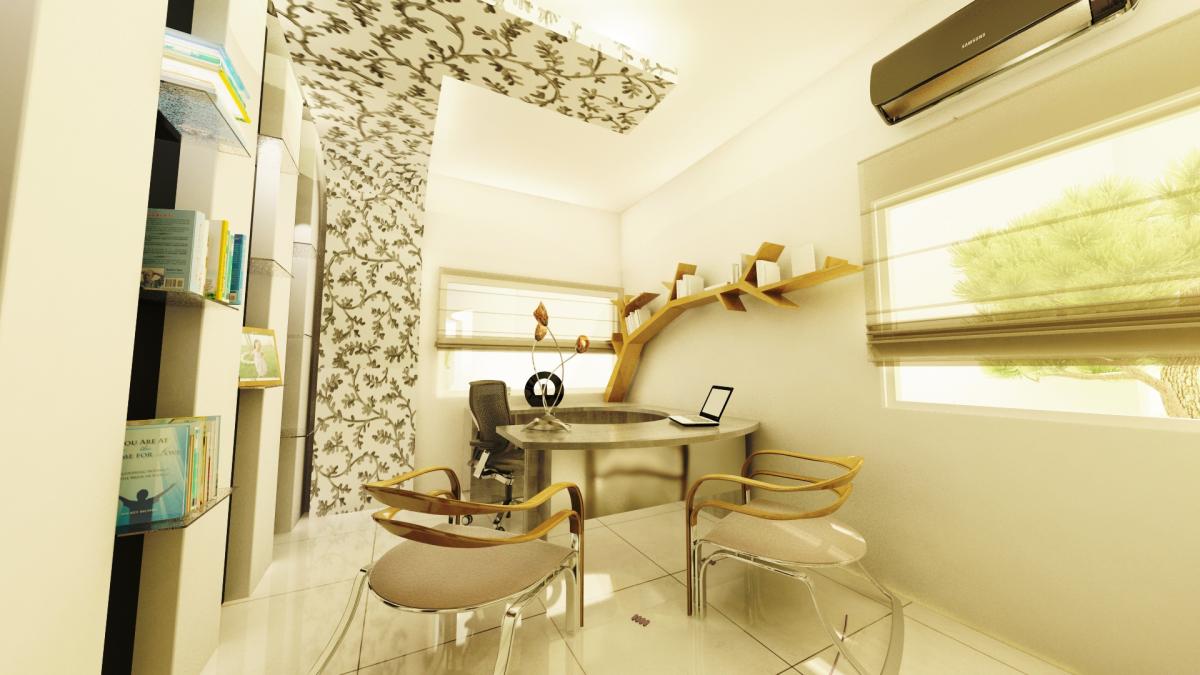 pequena oficina detalle interior