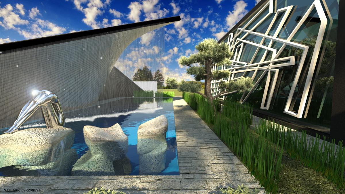 Detalle de Alberca Casa Duplex