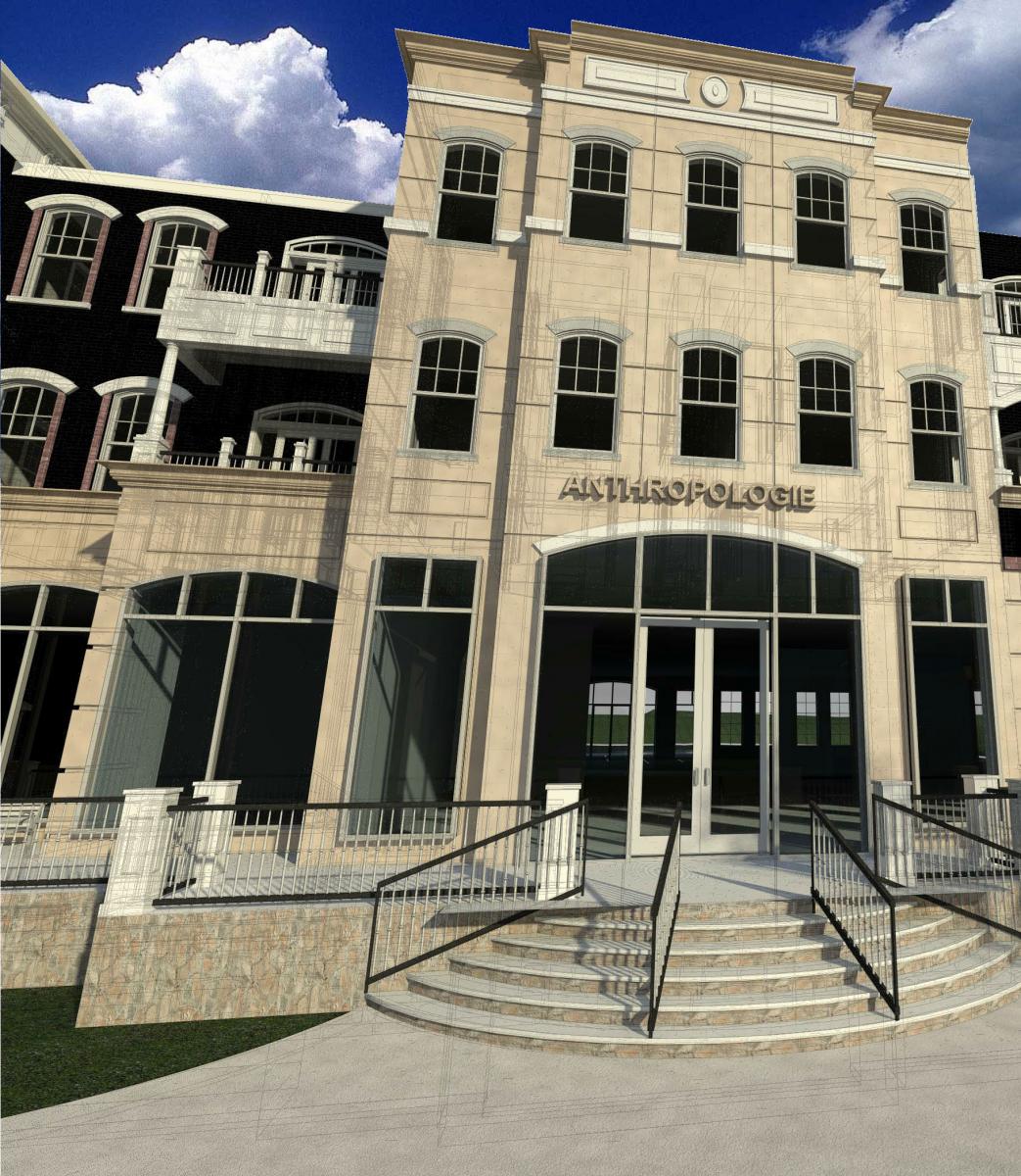 Conceptual Mixed-use building