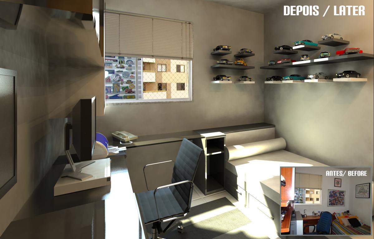 QUARTO RESIDENCIAL / LIVING ROOM