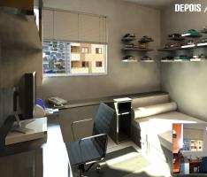 QUARTO RESIDENCIAL / LIVING ROOM