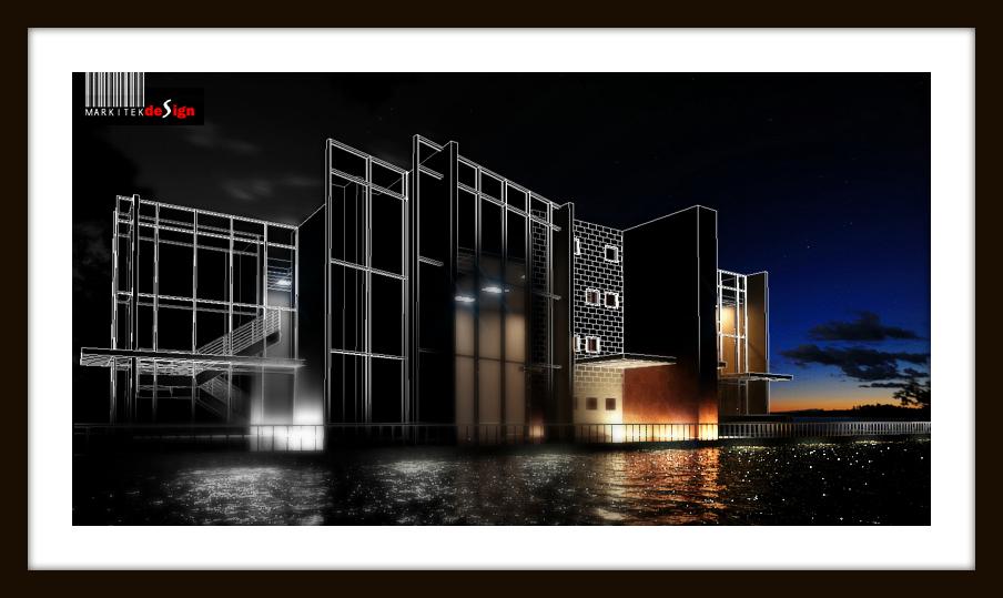 Exterior Night Render