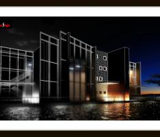 Exterior Night Render