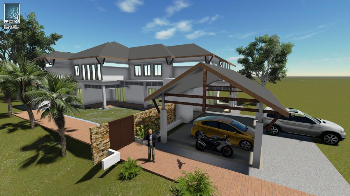 first try revit + lumion