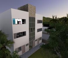 Fachada Fundos Entardecer