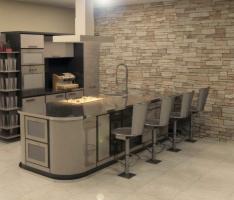 Kitchen Morden Revit