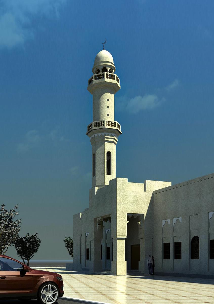 Qatari Traditional Mosque