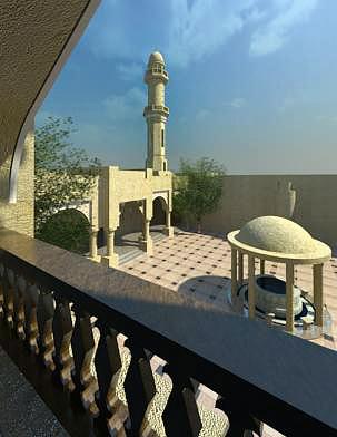 Qatari Traditional Mosque(100% Revit)
