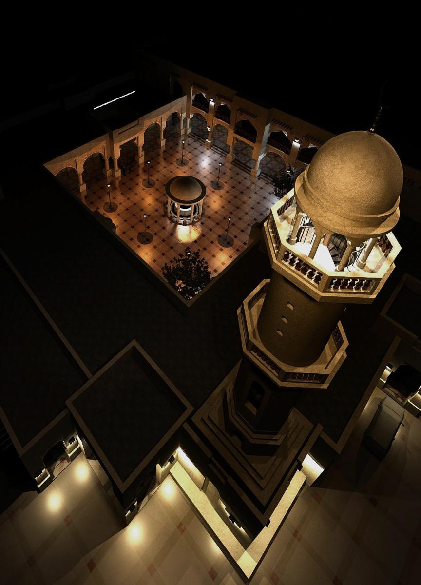 Qatari Traditional Mosque(100% Revit)