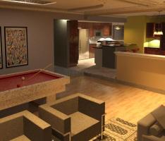 view from living space