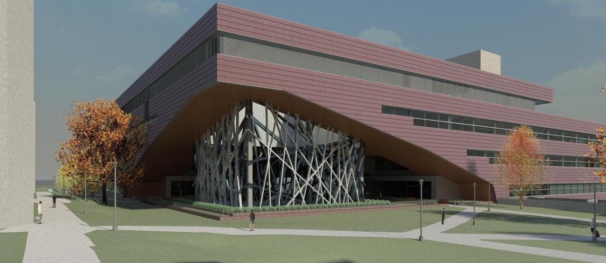 Redesigned Courtyard and Structure