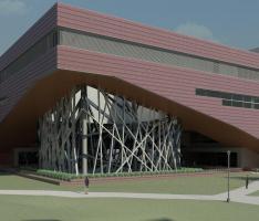 Redesigned Courtyard and Structure