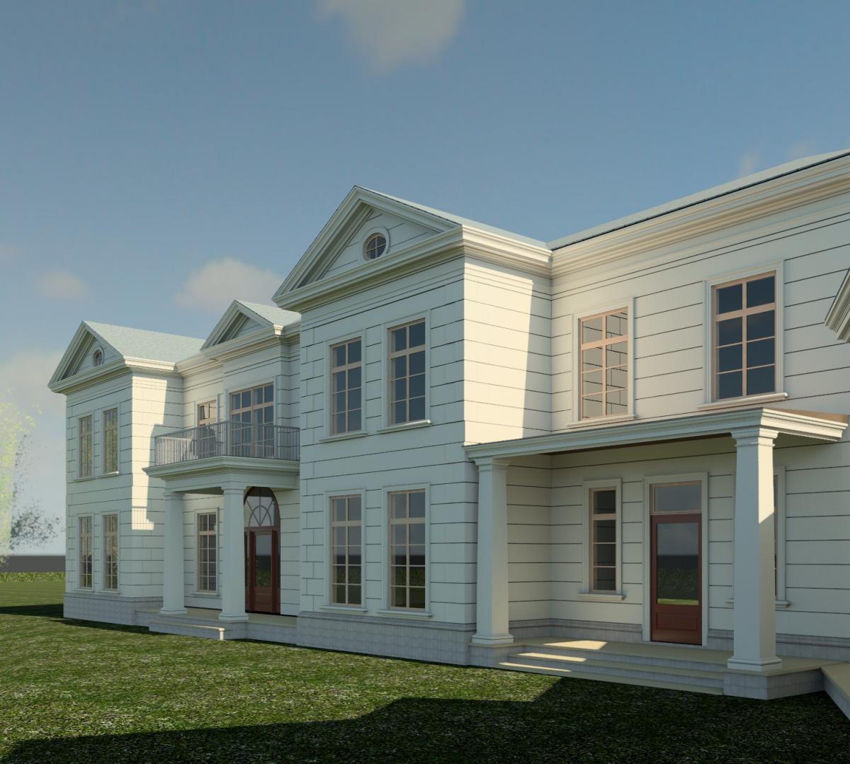 Classical Style Stone house