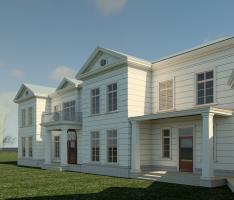 Classical Style Stone house